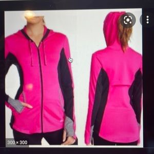 NWT Asics Ponytail Running Jacket Pink